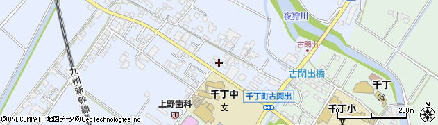 熊本県八代市千丁町古閑出2484周辺の地図