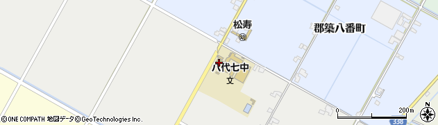 熊本県八代市郡築七番町41周辺の地図