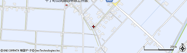 熊本県八代市千丁町古閑出1939周辺の地図