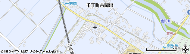 熊本県八代市千丁町古閑出2452周辺の地図