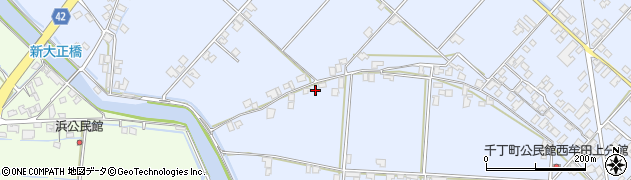熊本県八代市千丁町古閑出54周辺の地図