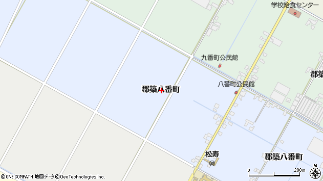 〒866-0005 熊本県八代市郡築八番町の地図