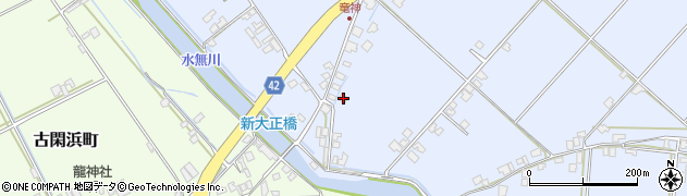 熊本県八代市千丁町古閑出2185周辺の地図