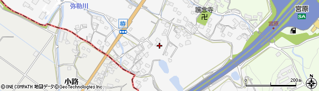 熊本県氷川町（八代郡）栫周辺の地図