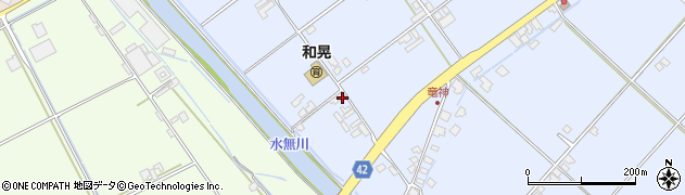 熊本県八代市千丁町古閑出2209周辺の地図