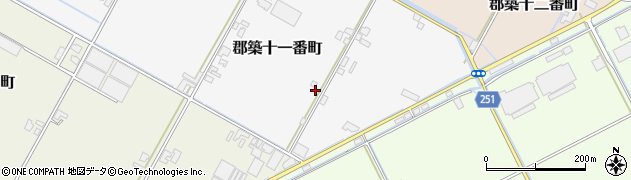 熊本県八代市郡築十一番町20周辺の地図
