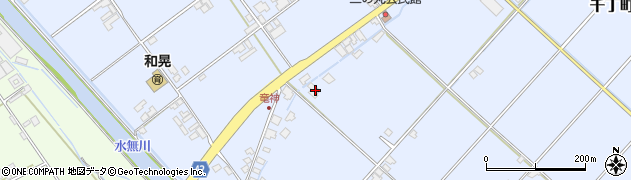 熊本県八代市千丁町古閑出2112周辺の地図