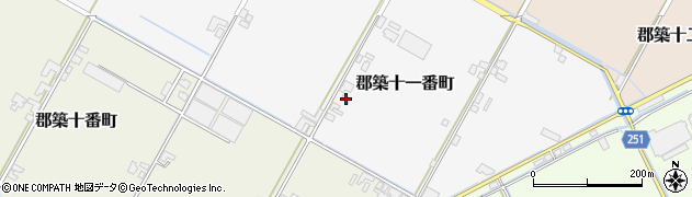 熊本県八代市郡築十一番町29周辺の地図