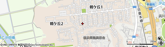 宮崎県延岡市鶴ケ丘周辺の地図