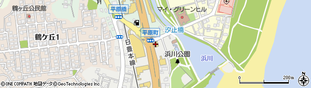回転寿司神田川本店周辺の地図