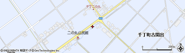 熊本県八代市千丁町古閑出2588周辺の地図