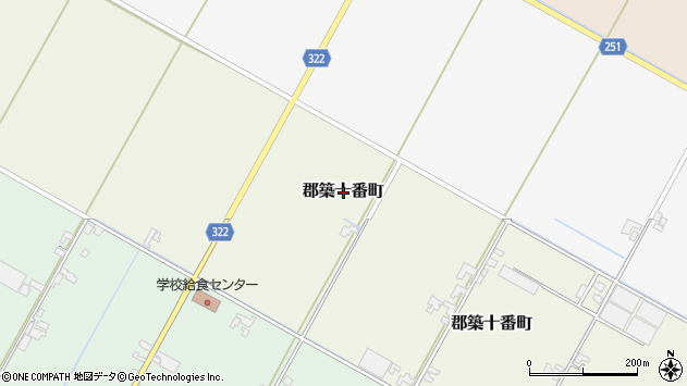 〒866-0003 熊本県八代市郡築十番町の地図