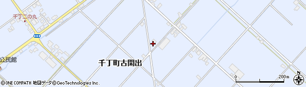 熊本県八代市千丁町古閑出1581周辺の地図