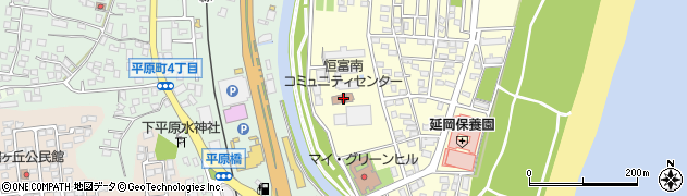 恒富南コミュニティセンター周辺の地図
