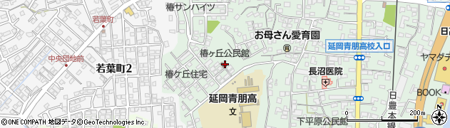 椿ヶ丘公民館周辺の地図