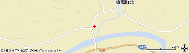 熊本県八代市東陽町北（五反田）周辺の地図