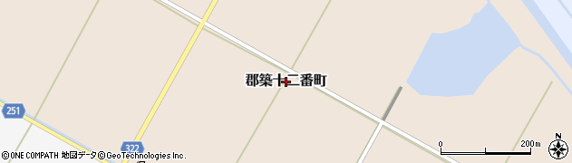 熊本県八代市郡築十二番町周辺の地図