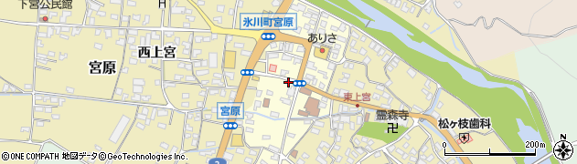 熊本県氷川町（八代郡）宮原栄久周辺の地図