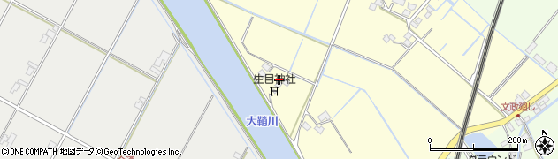 熊本県八代市鏡町塩浜370周辺の地図