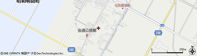 熊本県八代市昭和日進町153周辺の地図