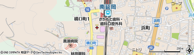 宮崎銀行南延岡支店周辺の地図