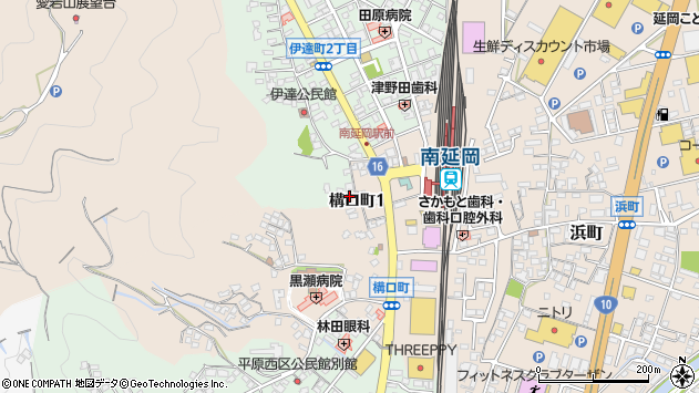 〒882-0867 宮崎県延岡市構口町の地図