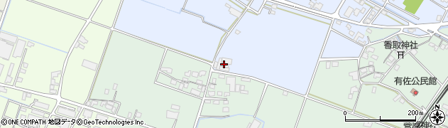 熊本県八代市鏡町下有佐817周辺の地図