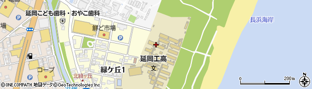 宮崎県立延岡工業高等学校周辺の地図
