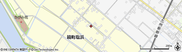 熊本県八代市鏡町塩浜93周辺の地図