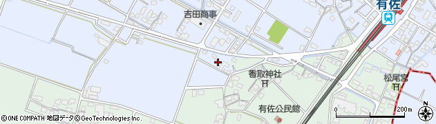熊本県八代市鏡町下有佐792周辺の地図