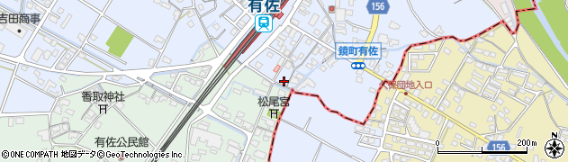 熊本県八代市鏡町下有佐100周辺の地図