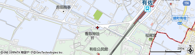熊本県八代市鏡町下有佐784周辺の地図