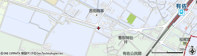 熊本県八代市鏡町下有佐811周辺の地図