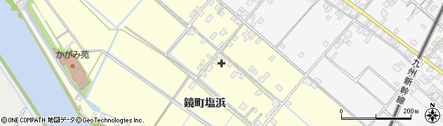 熊本県八代市鏡町塩浜113周辺の地図