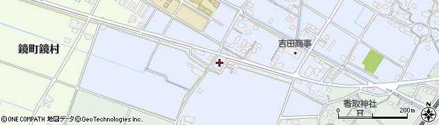 熊本県八代市鏡町下有佐832周辺の地図