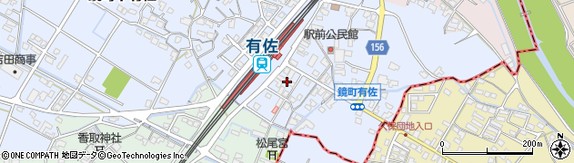 熊本県八代市鏡町下有佐155周辺の地図