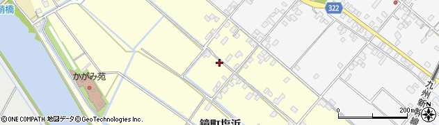 熊本県八代市鏡町塩浜129周辺の地図
