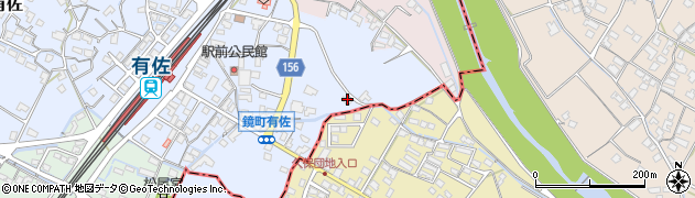 熊本県八代市鏡町下有佐58周辺の地図