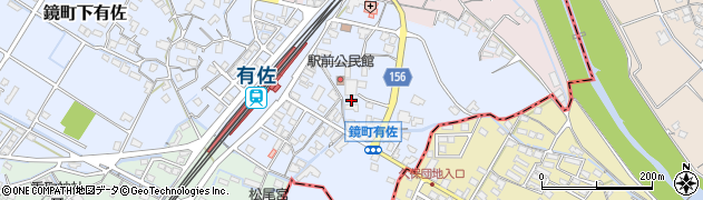 熊本県八代市鏡町下有佐78周辺の地図