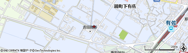 熊本県八代市鏡町下有佐561周辺の地図