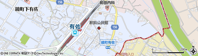 熊本県八代市鏡町下有佐77周辺の地図