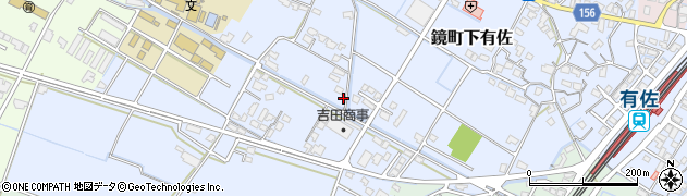 熊本県八代市鏡町下有佐634周辺の地図