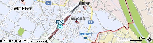熊本県八代市鏡町下有佐76周辺の地図