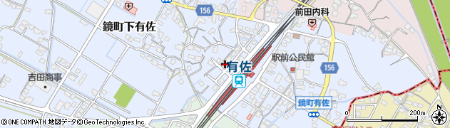 熊本県八代市鏡町下有佐117周辺の地図