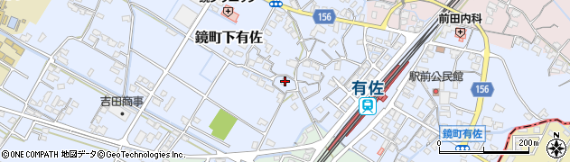 熊本県八代市鏡町下有佐502周辺の地図