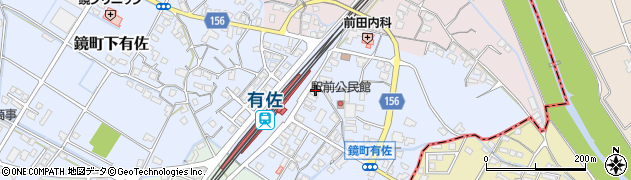 熊本県八代市鏡町下有佐167周辺の地図