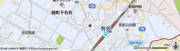 熊本県八代市鏡町下有佐134周辺の地図