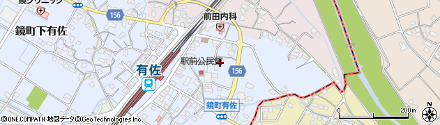 熊本県八代市鏡町下有佐71周辺の地図