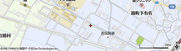 熊本県八代市鏡町下有佐726周辺の地図
