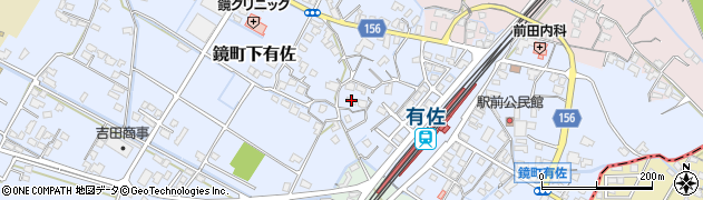 熊本県八代市鏡町下有佐127周辺の地図